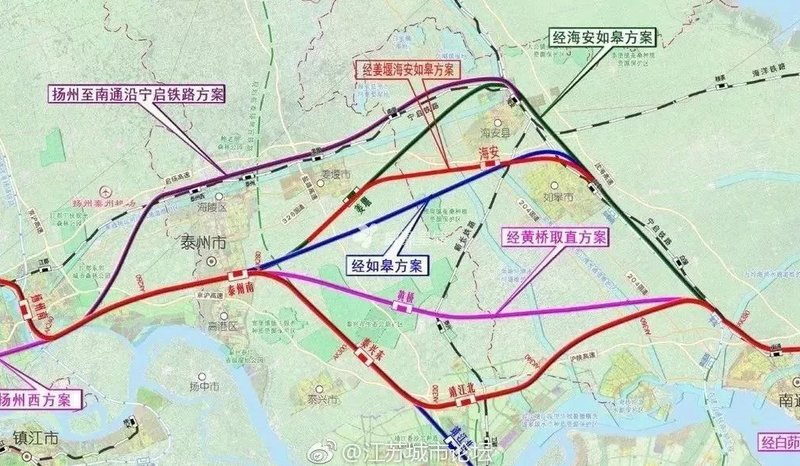 北沿江高铁最新规划图揭晓，25日规划图一览