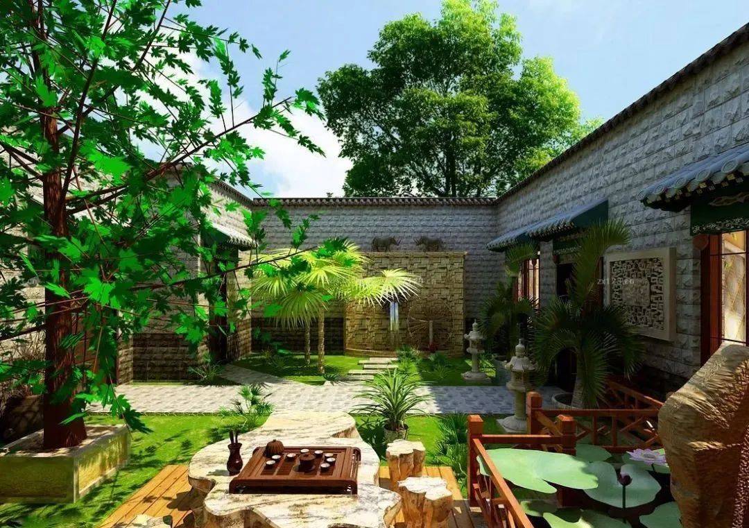 独家独院总价1万：独家独院院子装修图片 