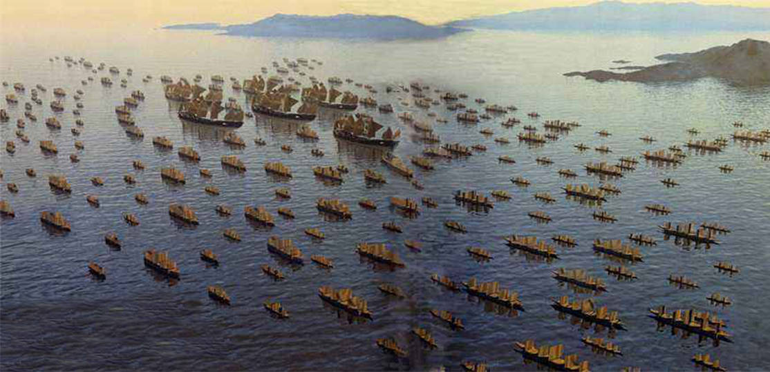 大明船队突发坏血病：大明海船 