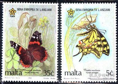 外国蝴蝶专题邮票珍藏版，全球蝴蝶邮票收藏盛宴！