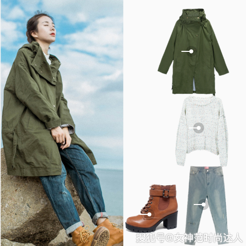 独家原创设计风衣展现女生时尚魅力与独特风采